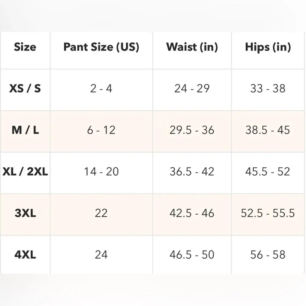 Shapermint size all
